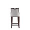 Manhattan Comfort Emperor Faux Leather Barstool in Light Grey- Set of 3 3-BS008-LG - alternate 7